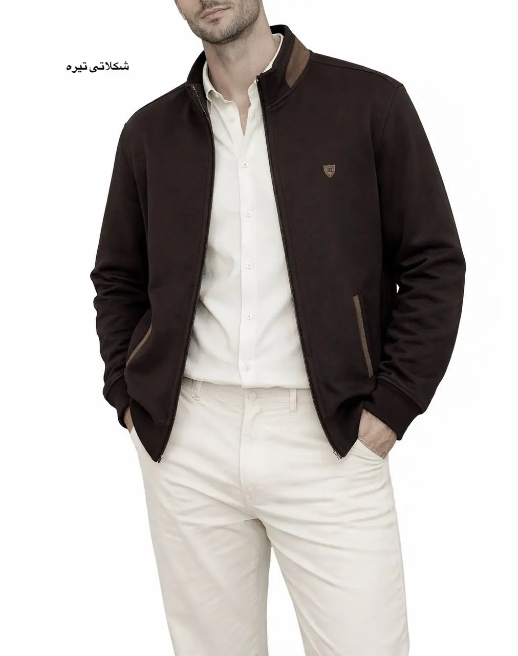 سویشرت مردانه جلو زیپ حامد